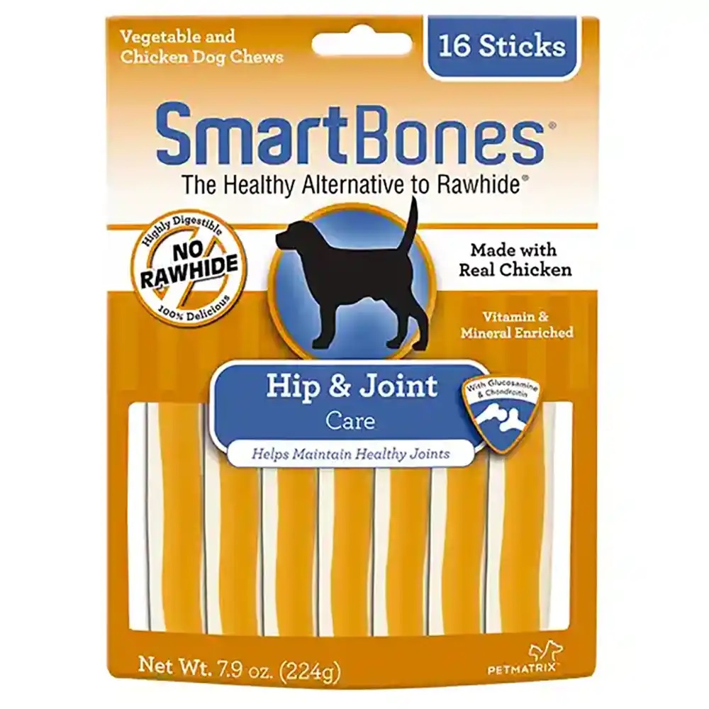 SmartBones Hip and Joint With Chicken & Vegetables 16 Sticks 224g
