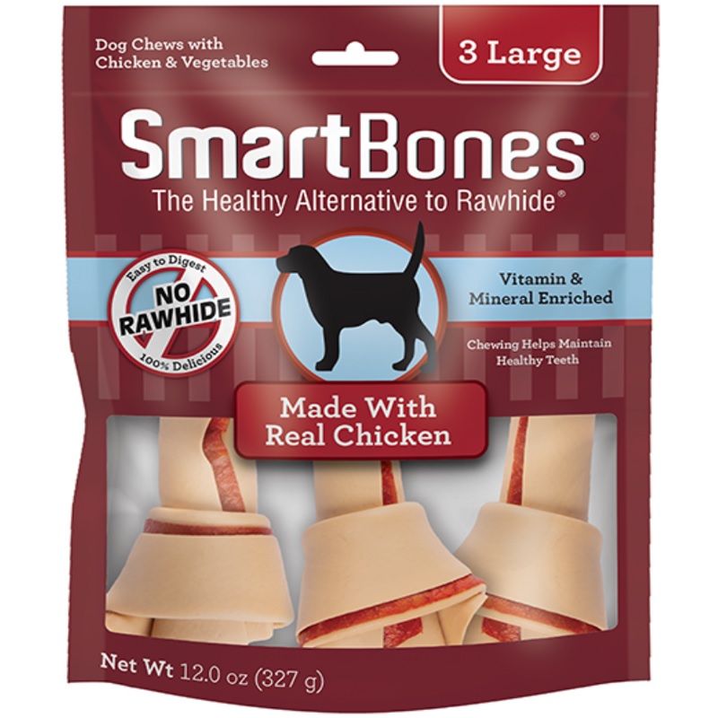 SmartBones With Real Chicken & Vegetables 3 Large 327g